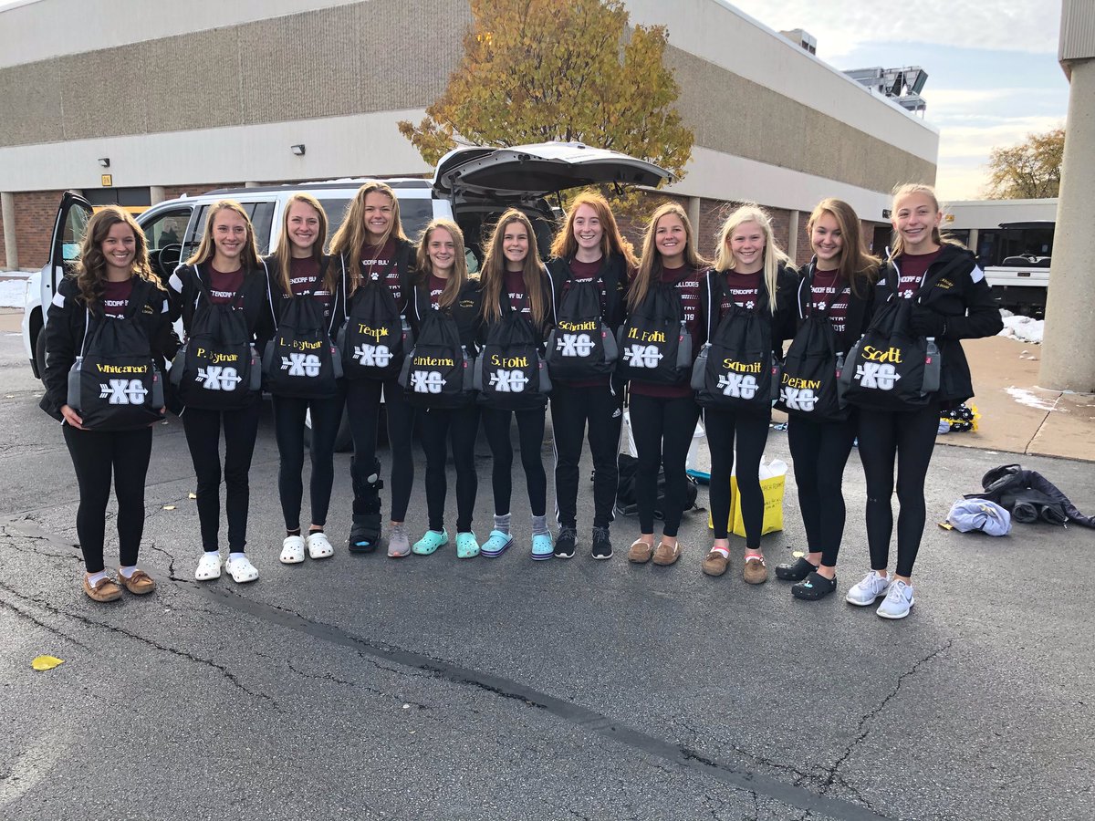 Stewart’s last state xc meet was a memorable one. These seniors have given so much to our program. #trainingleaders #dedicated