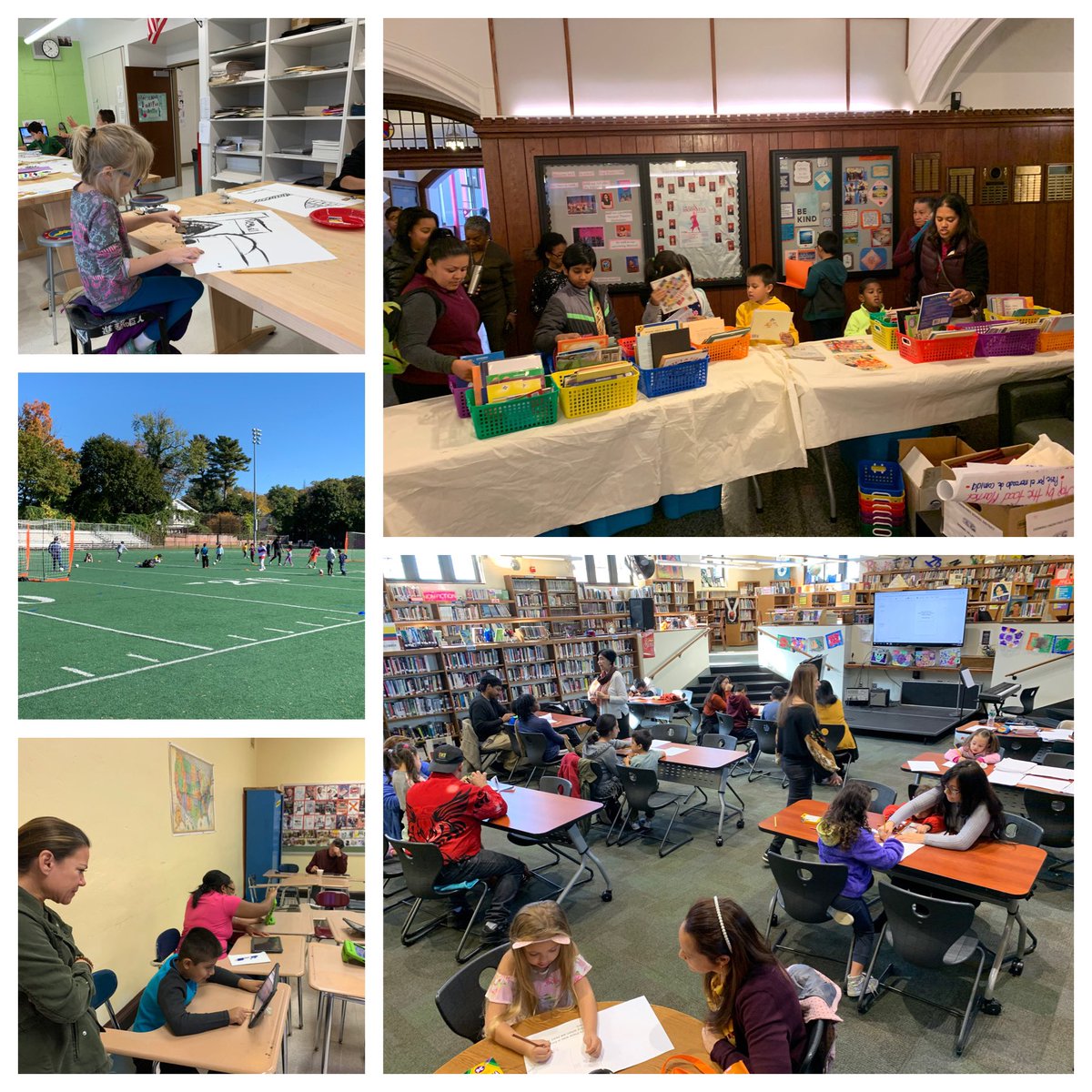 ComSchoolLeader's tweet image. 🌟Saturday Explore &amp;amp; Learn, a place where students, families, community members and educators come together to learn new things, build relationships, get books, enjoy resources and have FUN🌟 #opride #FallSEL #extendedlearning #conmunityschools