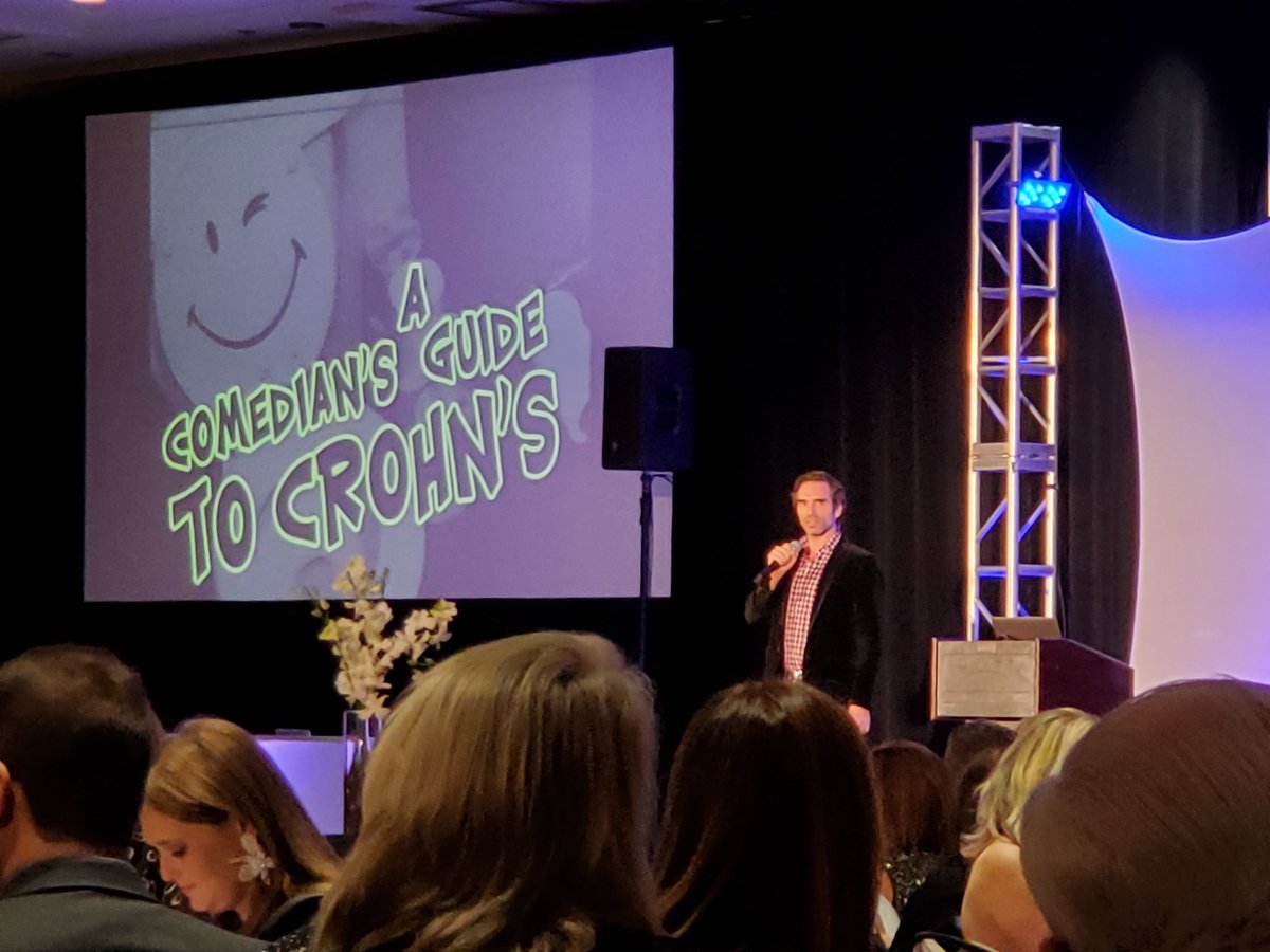 BianaLanson's tweet photo. Wonderful night @CrohnsColitisFn Westchester/Fairfield Chapter Gala! Lots of laughs with @benthemorrison and my favorite ppt slide ever! https://t.co/Ov2XGWdBbb