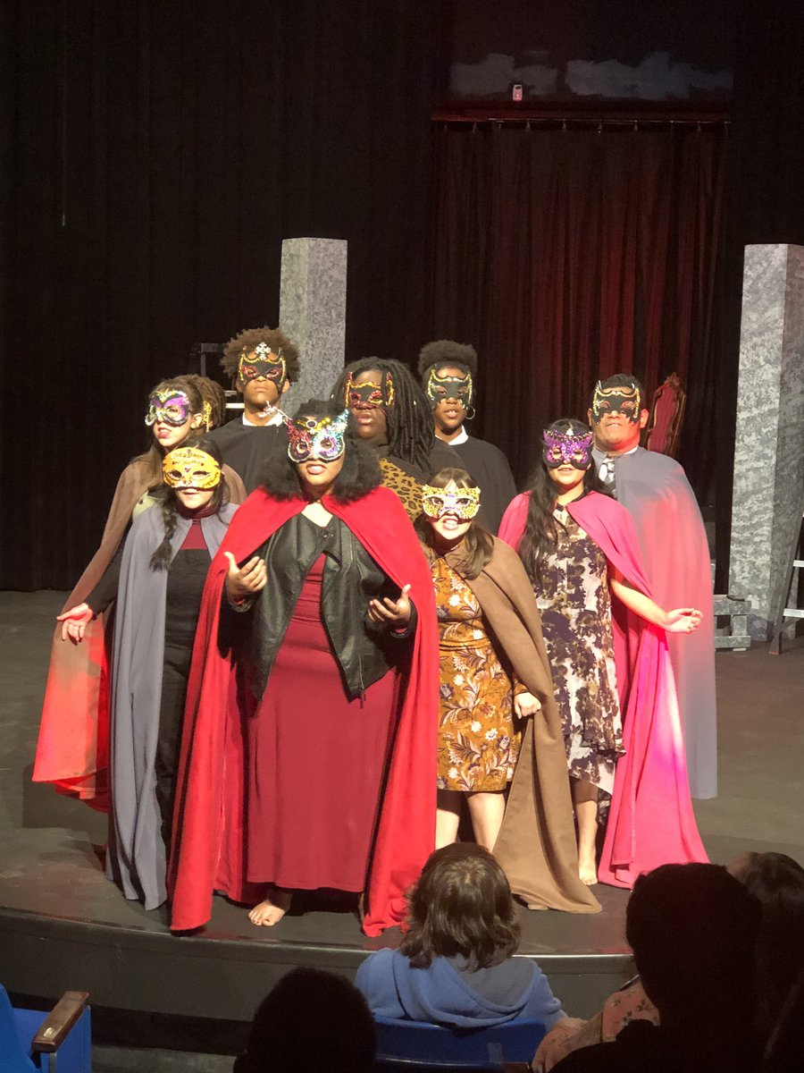 cowanmichael's tweet photo. If you have not seen @gloriamc20 and @JthsLionDen THEATER TROOP performance of Antigone you are missing a treat. Get your tickets for the final performance Monday @ 7PM. https://t.co/qvAZXmo8GN