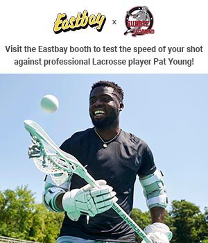 Be sure to stop by and see our friends ⁦@Eastbay⁩ tomorrow as ⁦<a href="/PremierLacrosse/">Premier Lacrosse League</a>⁩ stud Pat Young will be signing autographs in their booth!!