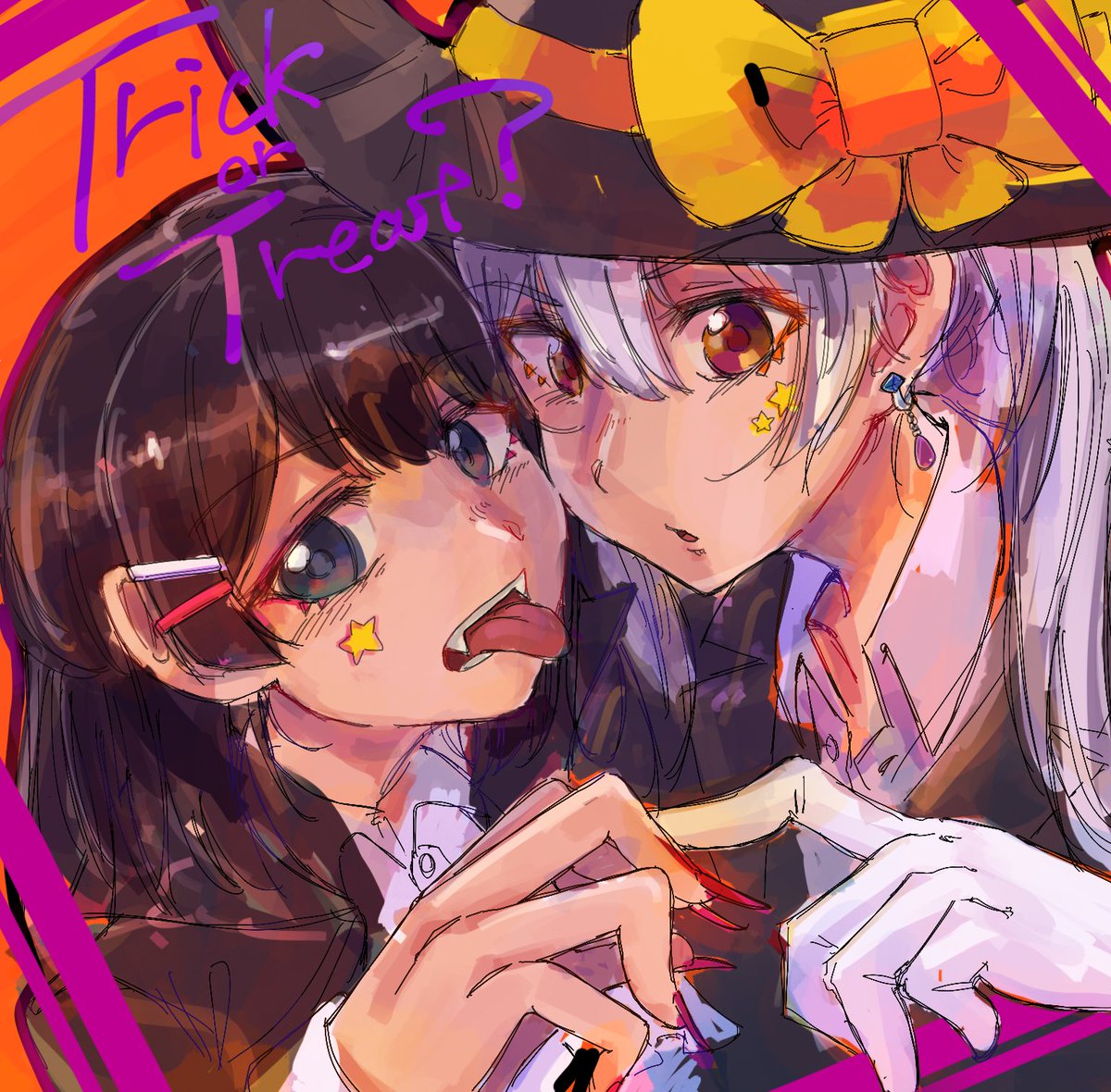 #みとあーと #でろあーと 
Trick of Treat??(超絶遅刻) 