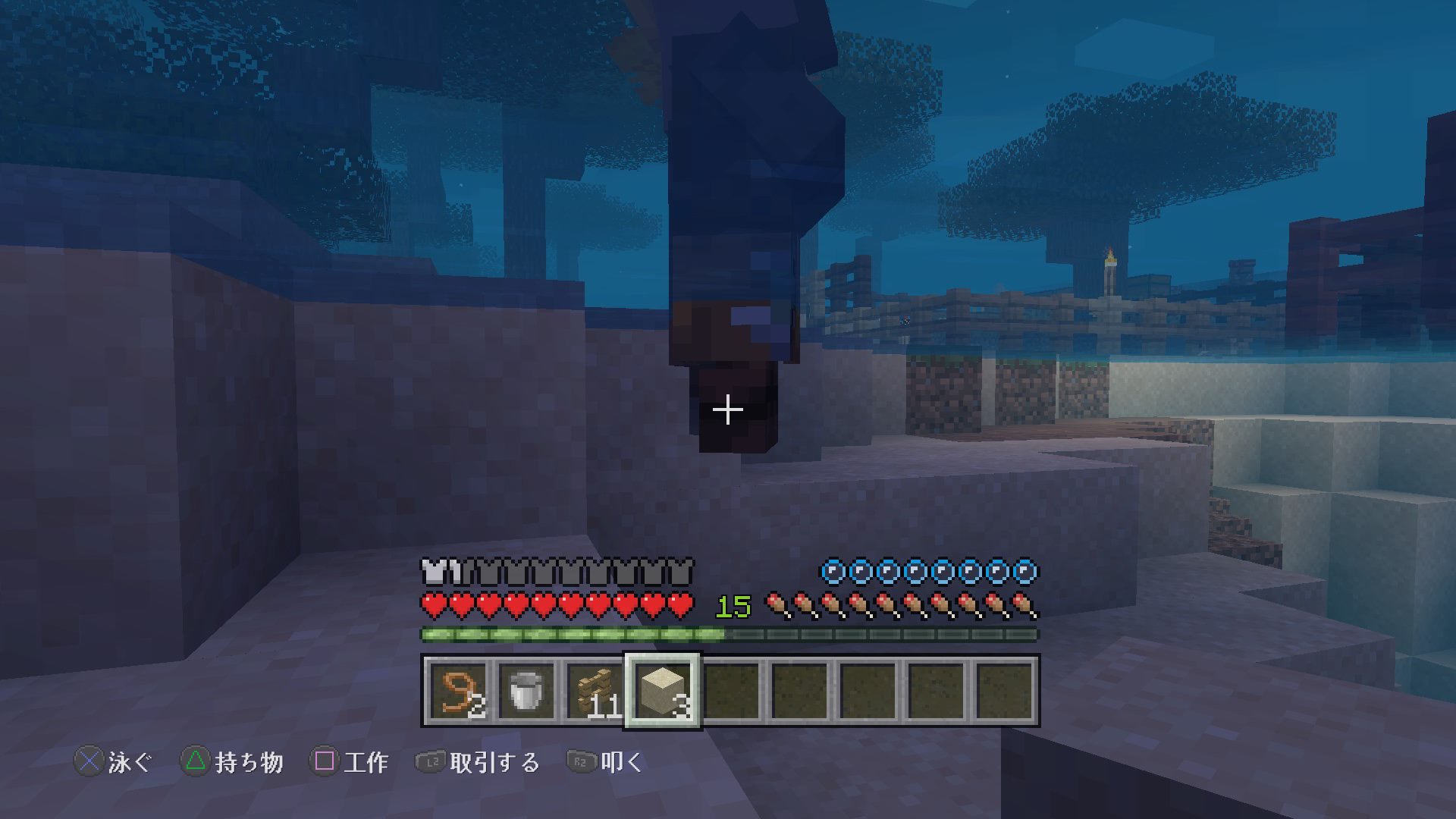 まったりしてくぅ マイクラps4 マイクラ バグ 不具合が起きたら 対処法 1 海ではしゃぐ村人 2 落陽とたたずむ村人 3 足下の砂を削除にも動じず二人の世界に浸る村人 4 二人の世界の村人を放って寝たが二人の気持ち変わらず Ps4share
