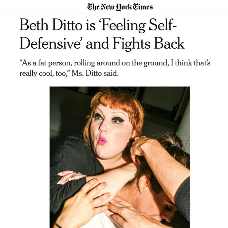 Feminist badass @bethditto took my #feministselfdefense class and <a href="/nytimes/">The New York Times</a> came along! nytimes.com/2019/11/01/sty… #feminist #girlpower #jiujitsu