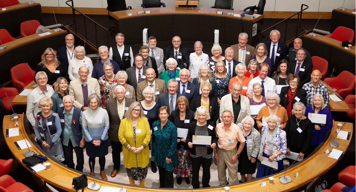 CornwallCouncil's tweet photo. Our amazing #60over60 nominees were brought together this week to celebrate their inspiring achievements and recognise the valuable contributions they deliver for the people of Cornwall.
Find our more about this wonderful event 👉 https://t.co/FWR5MriBLp https://t.co/xZXKMmTzFh