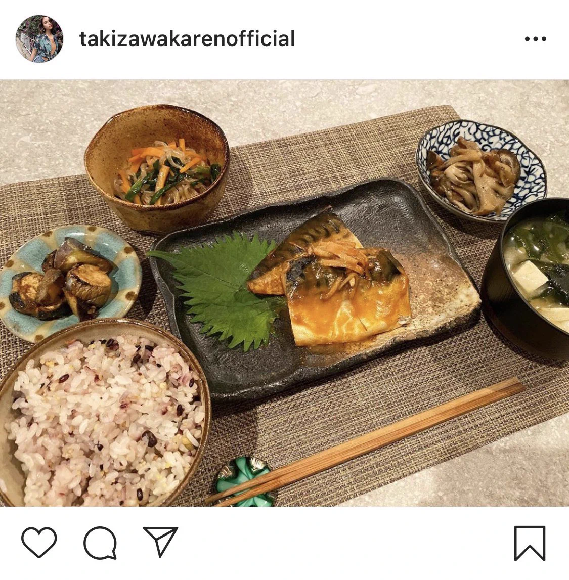 こんな料理食べてみたい！滝沢カレンさんがインスタにアップしてる食事のバランスが完璧！