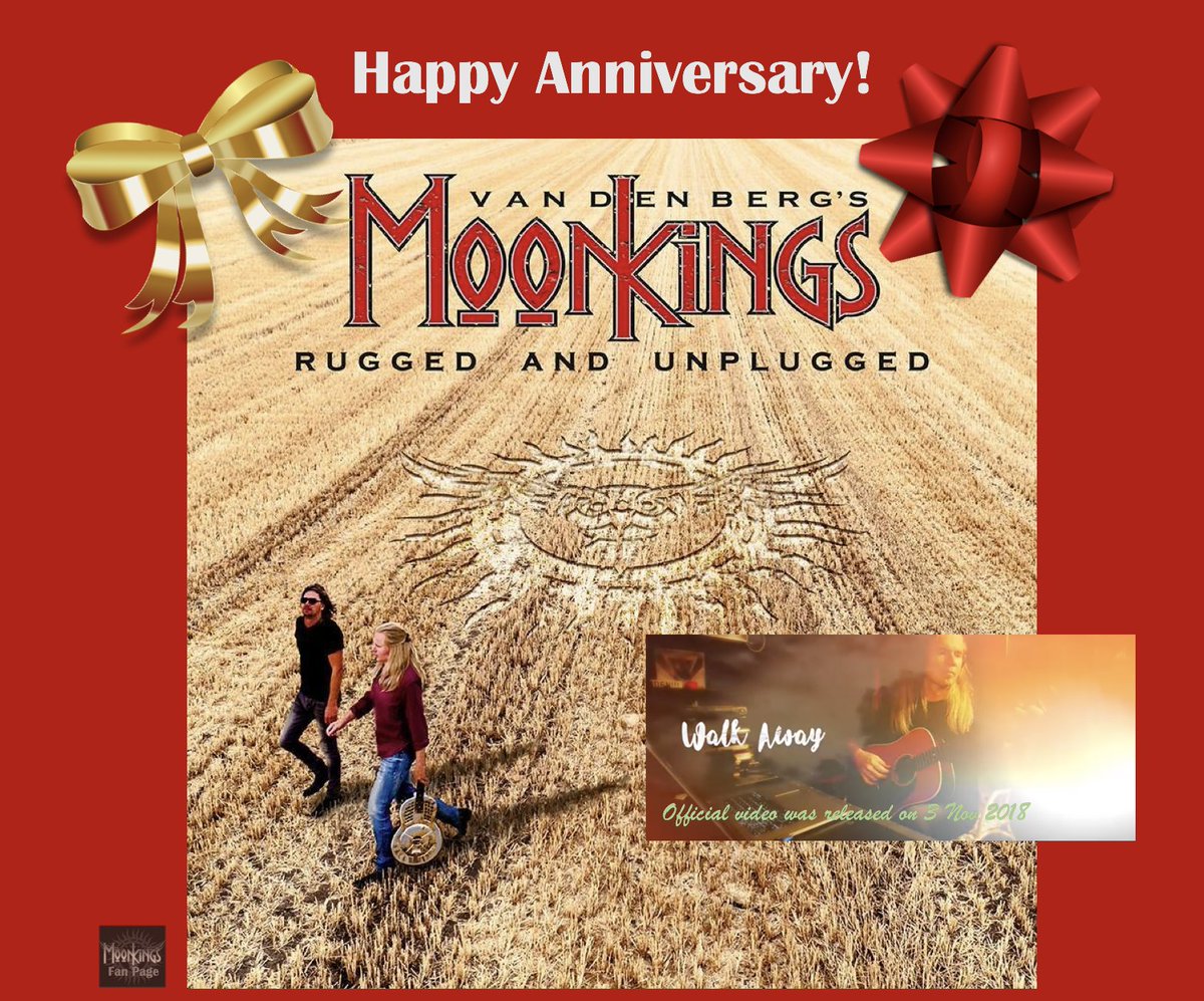 Happy Anniversary! This month is the anniversary one on the launch of Rugged And Unplugged by our Vandenberg's MoonKings! A year ago today, the official lyric video of Walk Away was published ... #happyanniversary #ruggedandunplugged #vandenbergsmoonkings youtube.com/watch?v=rjxjLv…