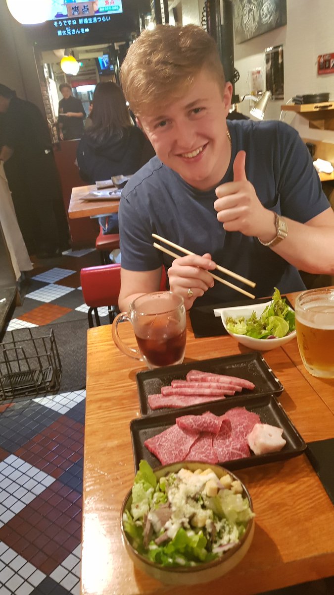 TimRapley's tweet image. Han No Daidokoro our new favourite restaurant in Shibuya wagu time