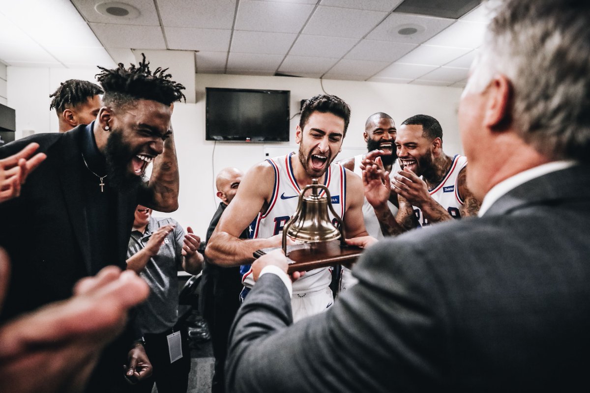 sixers's tweet image. Ring that bell, brotha.