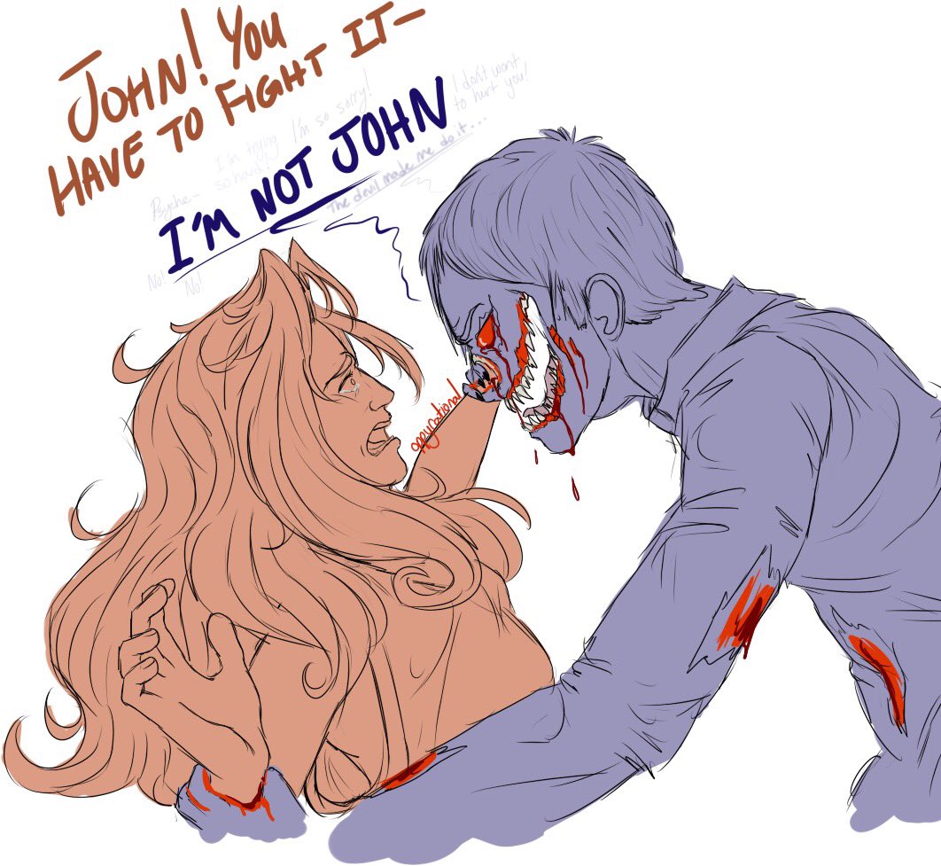 vendettapandav's tweet photo. Based on concepts a friend and I came up with ft. an oc and Possessed John
________
#art #myart #artistsontwitter #gaming #oppyrational #commissions #sketch #drawings #color #digital #digitalart #oc #fanart #faith #chapter3 #faithchapter3 #johnward #demon #possession #mortis https://t.co/QbchpVKzby