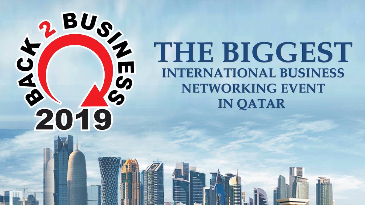 B2Bqatar's tweet image. Tickets are almost sold out at the Back 2 Business 2019. Wed 6th November 7 pm at JW Marriott Marquis City Center Doha. Tickets available at q-tickets.com/Events/EventsD… #Back2Business2019 #B2BInQatar #NetworkingForBusiness #Qatar2022