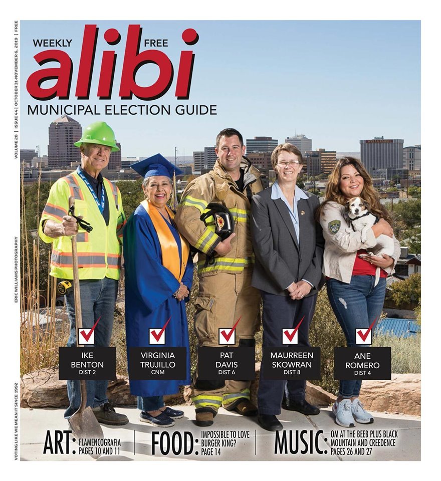 weeklyalibi's tweet photo. ๐ณ๏ธ Before Tuesdayโs municipal election, @weeklyalibi met up with candidates that we endorsed to ask a couple more questions at ๐ณ๏ธ https://t.co/UfaB7XtYZo ๐ท: @ericwphoto #news #politics #electionguide #endorsements #weeklyalibi #abq #burque #albuquerque https://t.co/fpcT7w43FX