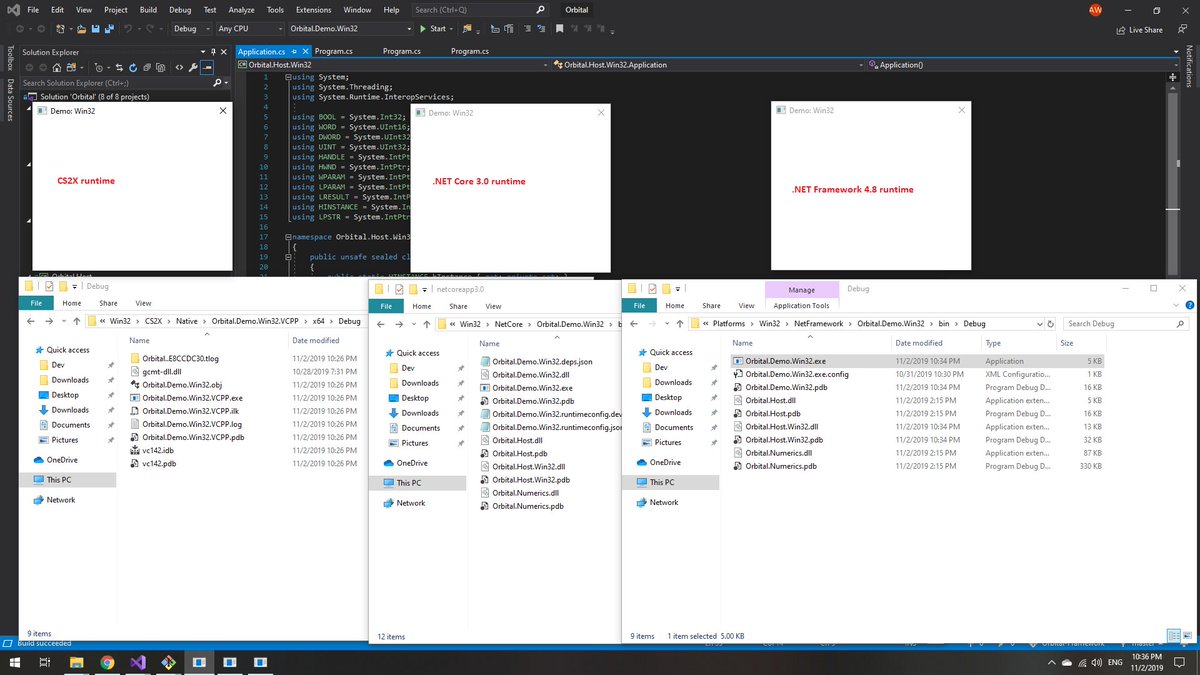 ReignStudios's tweet photo. CS2X + Orbital-Framework doing enough to run a Win32 app. Pretty cool! https://t.co/OjcobA5tUj