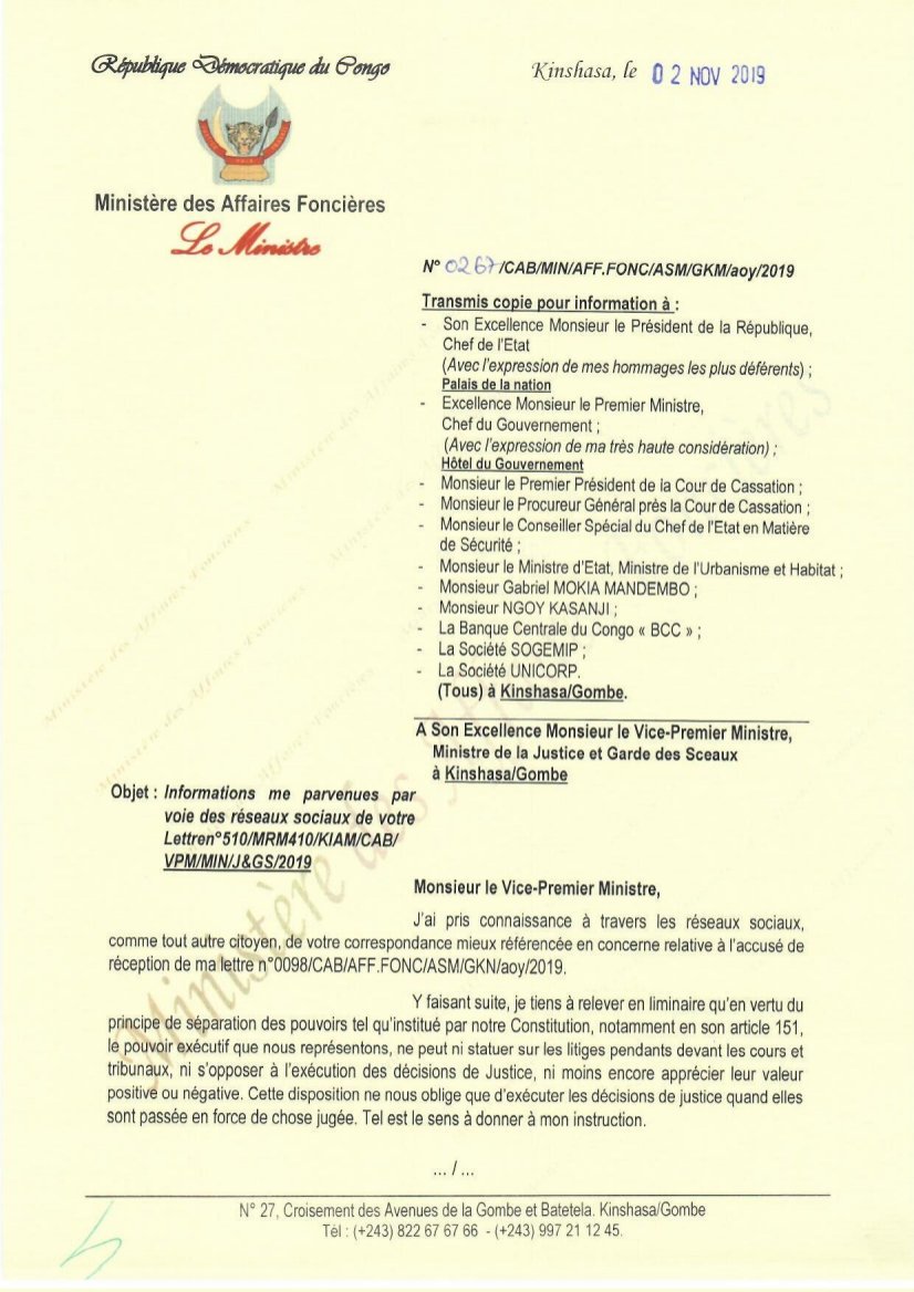 LwarhibaM's tweet photo. #RDC RÉPONSE DU BERGER À LA BERGÈRE DANS L'AFFAIRE MOKIA VS KASANJI:
Le Ministre Tunda Ya Kasende en reçoit leçons et renvoyé à l'école..., ses ardoises et ses crayons...
Ici un véritable coloriage des lois, lisons: https://t.co/uPaF5uhYfi