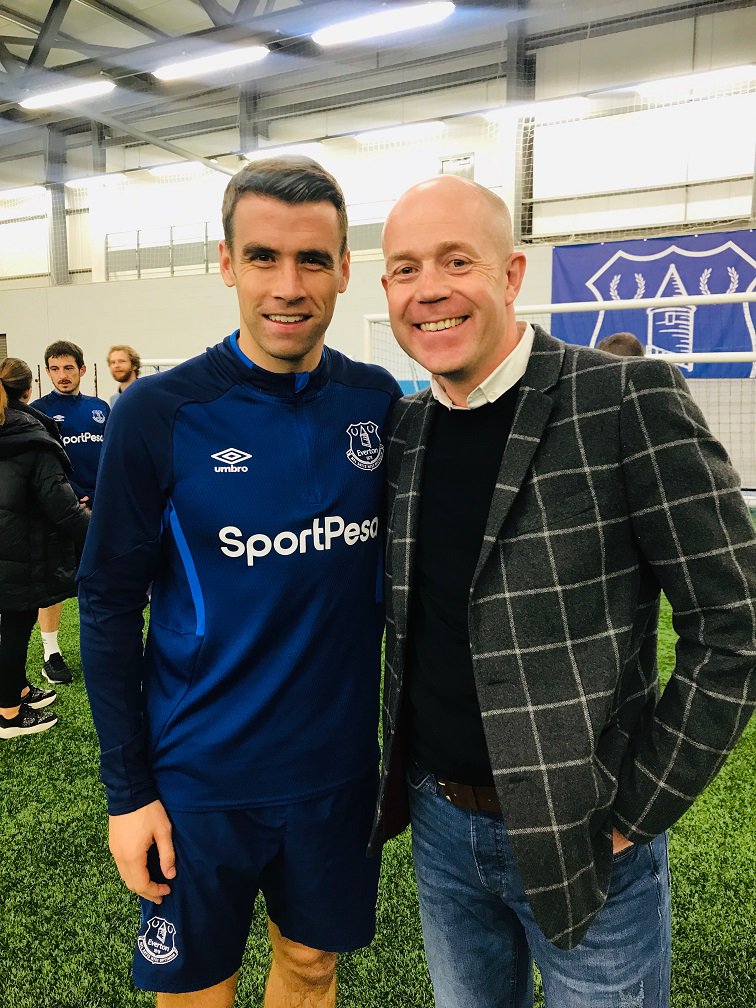 We're so excited to see a number of our children on the pitch as mascots at the <a href="/Everton/">Everton</a> match against Tottenham today. Some more photos here of the fantastic day at the Everton training facility on Friday, featuring <a href="/JPickford1/">Jordan Pickford</a> <a href="/CenkTosun_/">Cenk Tosun</a> <a href="/seamiecoleman23/">Seamus Coleman</a> 
<a href="/EITC/">Everton in the Community</a> <a href="/cbituk/">Child Brain Injury Trust</a>