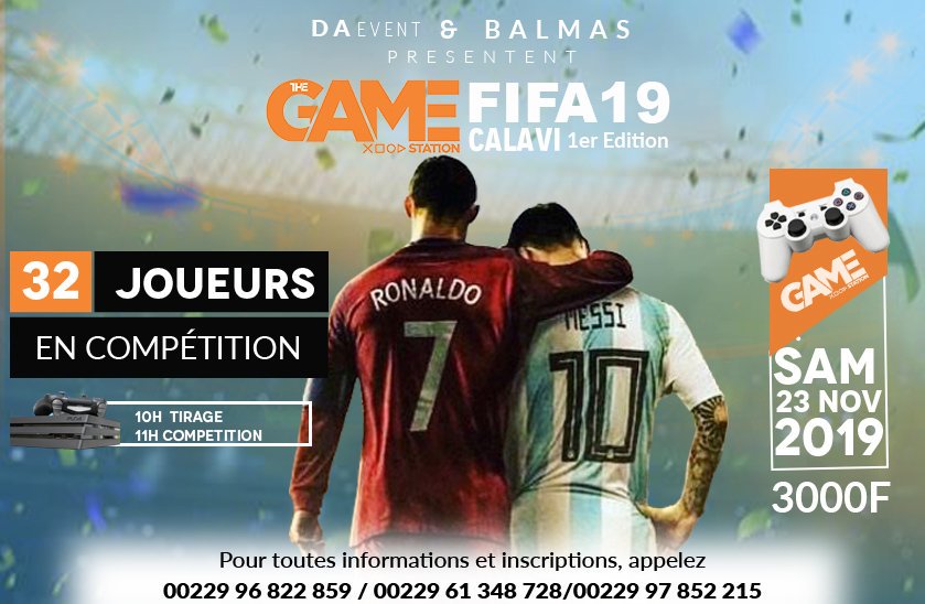 Vianney08583405's tweet photo. #TheGameChangers #TheGame #thegamechanger #thegam #Playstation #fifa #playstation5 #Dacommunication @DACommunicatio2 #calavi @AugustinAtcho https://t.co/bKIyS8R1sk
