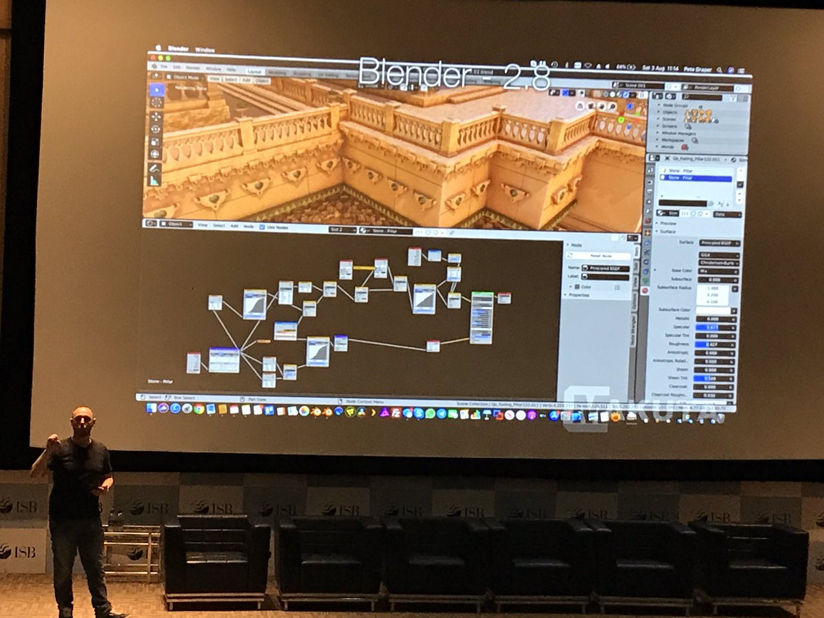 saarangv's tweet photo. Day 1, talk by Pete Draper, CTO of Makuta. Watched Bollywood films Bahubali, Kaala. Eega, 2.O etc? Loved the CGI/VFX? Thank Pete/Makuta  @IndiaHCI2019 https://t.co/NzW0CGLFT5