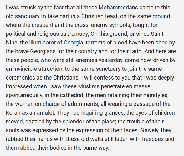 "Les Armeniens vont là uniquement pour gagner de l’argent" - Armenians go there just to make money. 