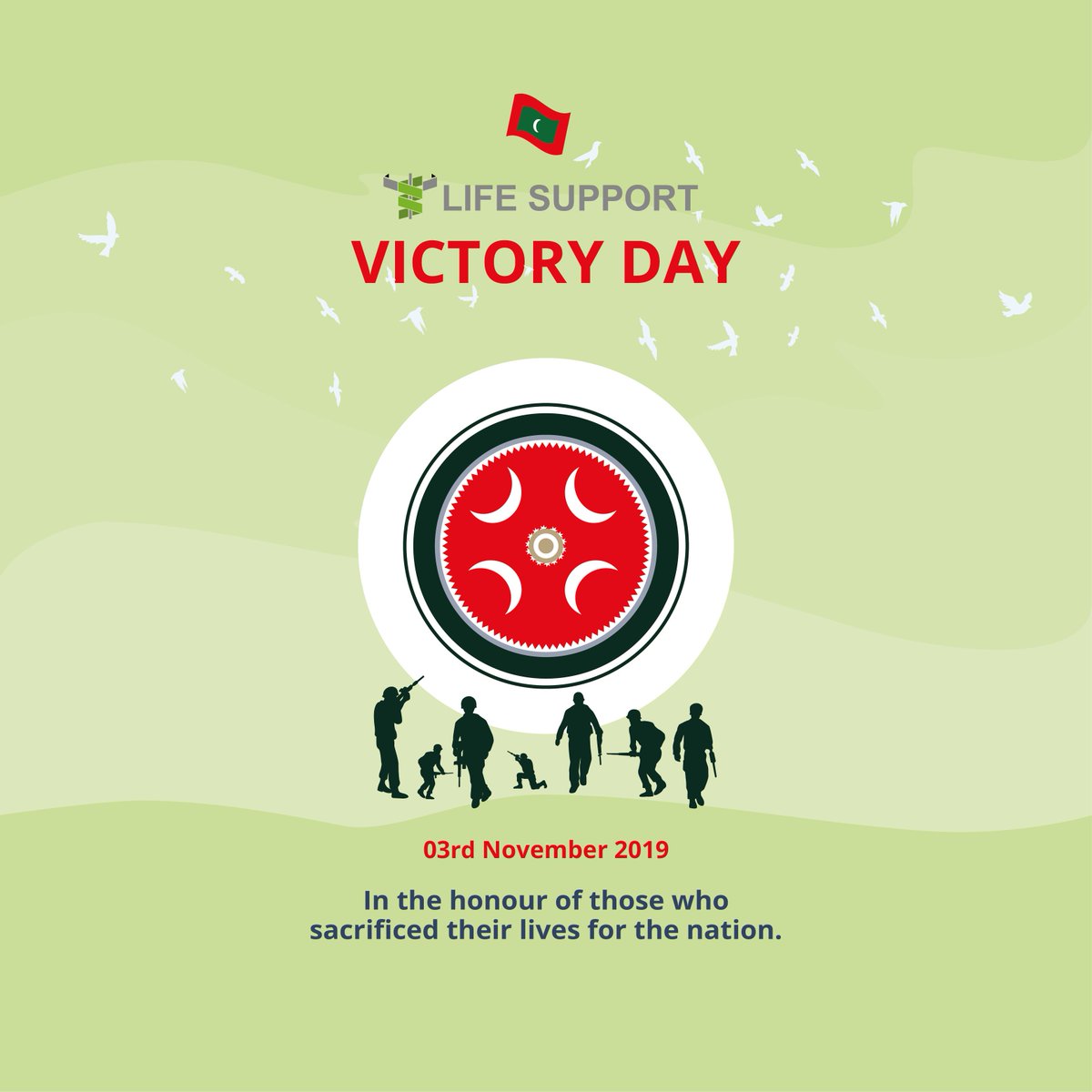 Greetings from Life Support on the occation of Victory day.