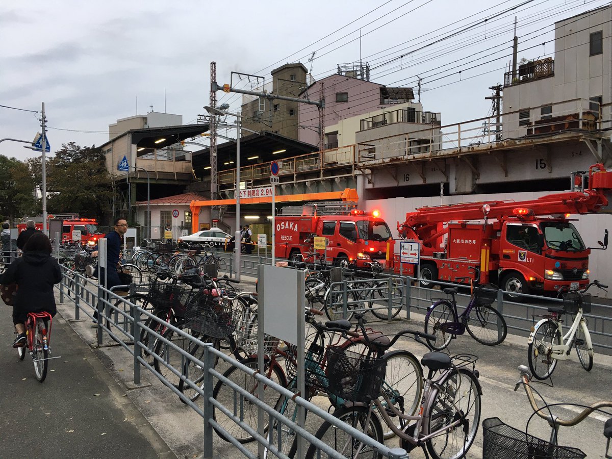 Mojanmojanmojan 寺田町駅近くの火事 駅の南出口すぐ東側です Mojanmojanmojan 寺田町駅近くの火事 駅の南出口すぐ東側です