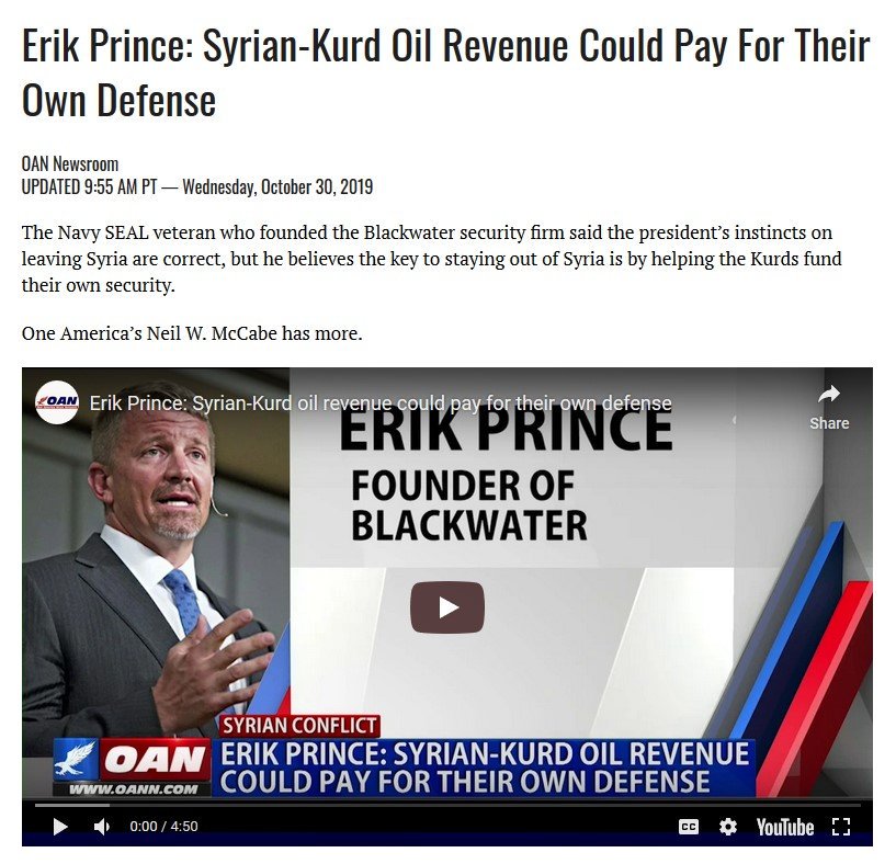 NewLibyaReport's tweet photo. Concerned about #Haftar in control of #Libyaoil - LISTEN to #Trump+Haftar adviser #ErikPrince’s scheme for #Syriaoil:
“#Syria’n-Kurd oil revenue could PAY for their own defense”
#OilAndGas #Blackwater #FrontierServiceGroup #Libya #MENA #حفتر #ليبيا
https://t.co/sashaadMxq https://t.co/gXKiCxA7Q0