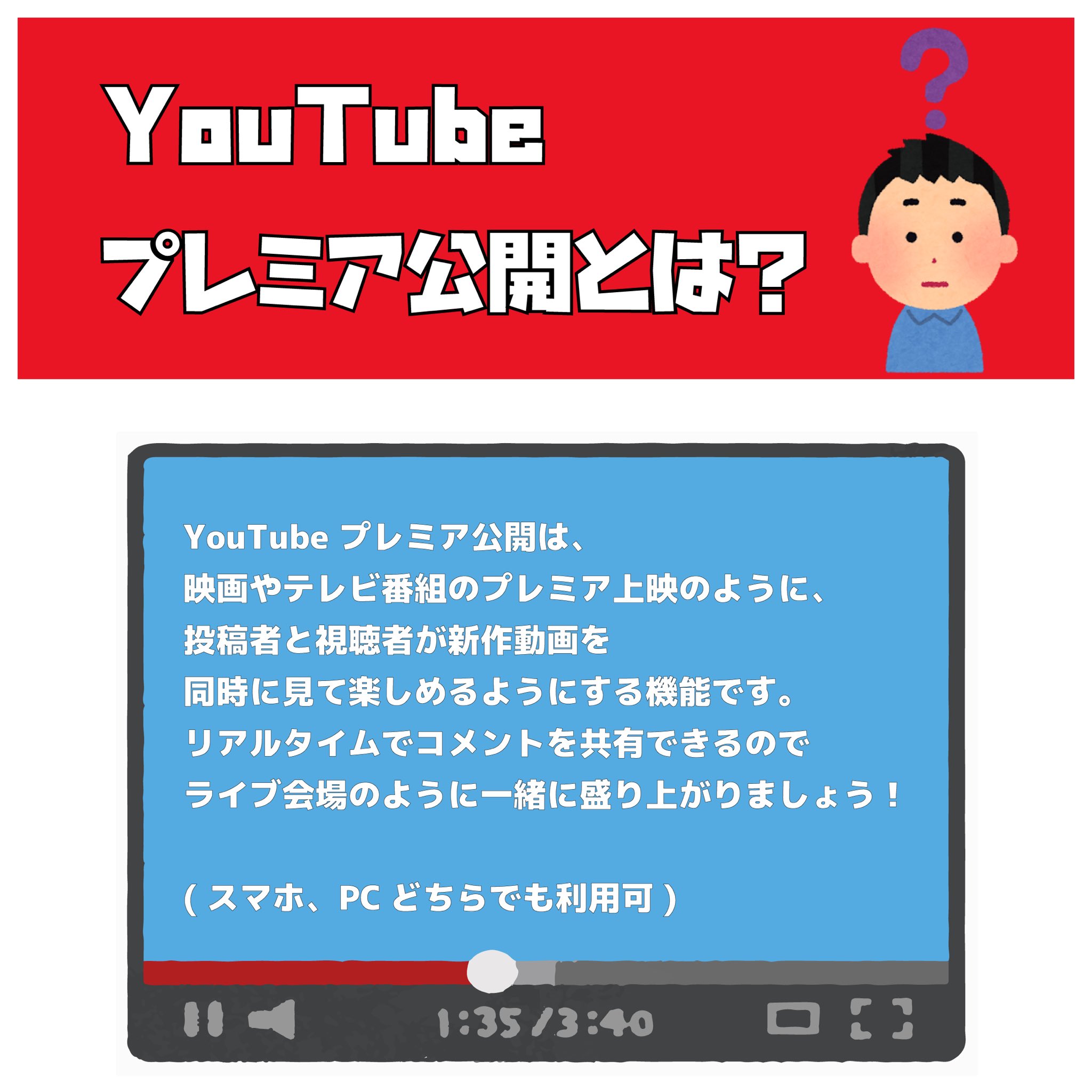 Youtube プレミア 公開