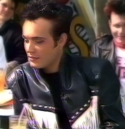 Happy birthday Adam Ant. Wearing my jacket ©1989 