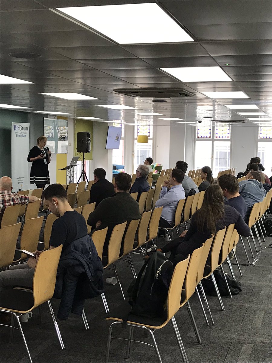 BitBrum's tweet photo. Next up on the main stage at @bitbrum is @Victoriadentist presenting on using #bitcoin in business and her own experiences
#bitcoin #bitbrum #birmingham #cryptocurrency #business https://t.co/SjNBU4sQWH