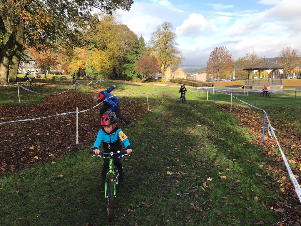 So proud this morning supporting my little boy doing his first cyclocross race #nextgenaration  cant tell you how proud I was of him at six years old racing in u8s