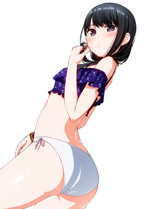 唐突に灯織ちゃんのお尻が描きたくなったので描かなければ精神衛生上よろしくないと判断し描きましたこの水着と髪型すこすこのすこ 