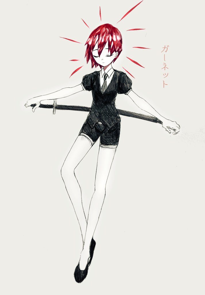 そらのまめこ 宝石の国 想像で描いたガーネットちゃん 絵描きさんと繋がりたい イラスト イラスト好きな人と繋がりたい 私の絵柄が好みって人にフォローされたい デジタルイラスト T Co Rfineuslvs Twitter