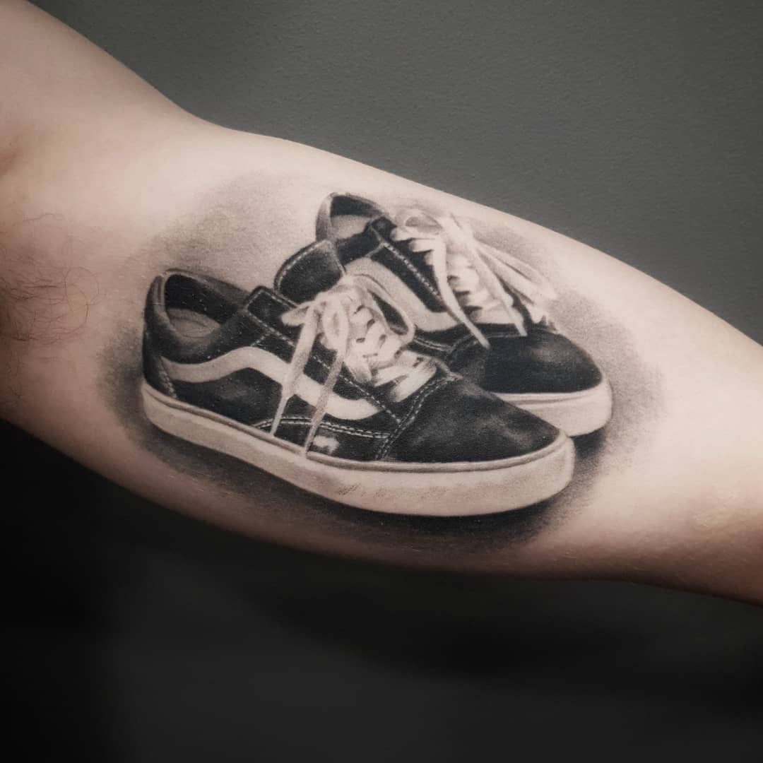 vans shoes tattoo design