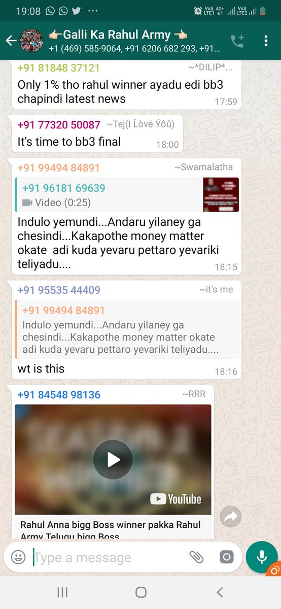 Saivikas_'s tweet photo. Edi chalada vala fake voting ni opukuntunaru
#FakeRahul 
#RudeRahulFans 
#BiggBossTelugu3 
@StarMaa @iamnagarjuna @EndemolShineIND https://t.co/PfSfhCRBgO