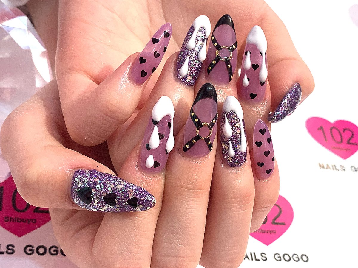 Nailsgogo Ar Twitter 渋谷センター街 ネイルサロン 03 5728 4343 こんにちは ご紹介 ネイルは 紫ネイル ハーネスネイル ハートネイル お待ちしてます 渋谷ネイルサロン 渋谷ネイル スカルプネイル ネイルデザイン やり放題 フットネイル 担当 小市