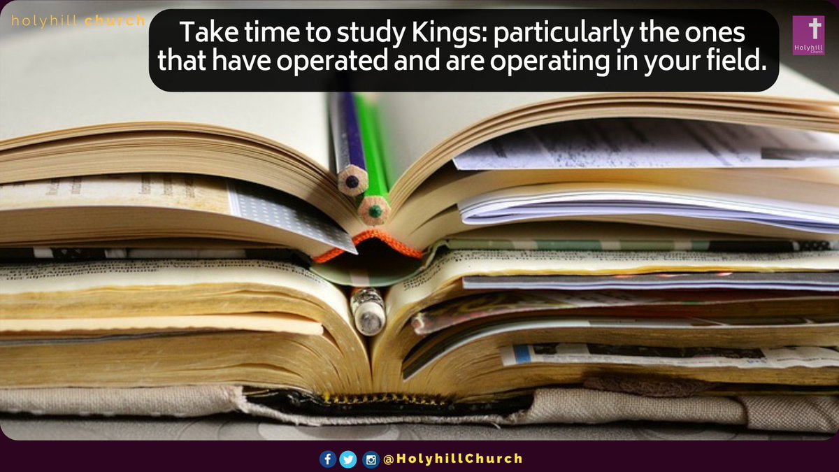 HolyhillKubwa's tweet photo. Stand on the shoulder of Giants by studying the Kings in your field #holyhillkubwa #kingdomofkings https://t.co/mbu7W1MNoK