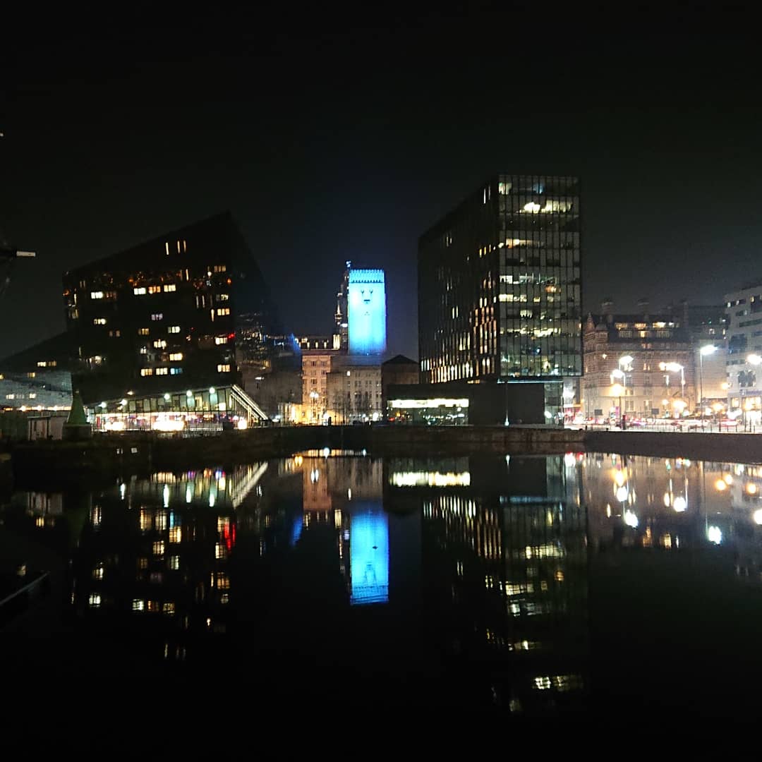 Liverpool at night. #alberdock #Liverpool #RiverOfLight