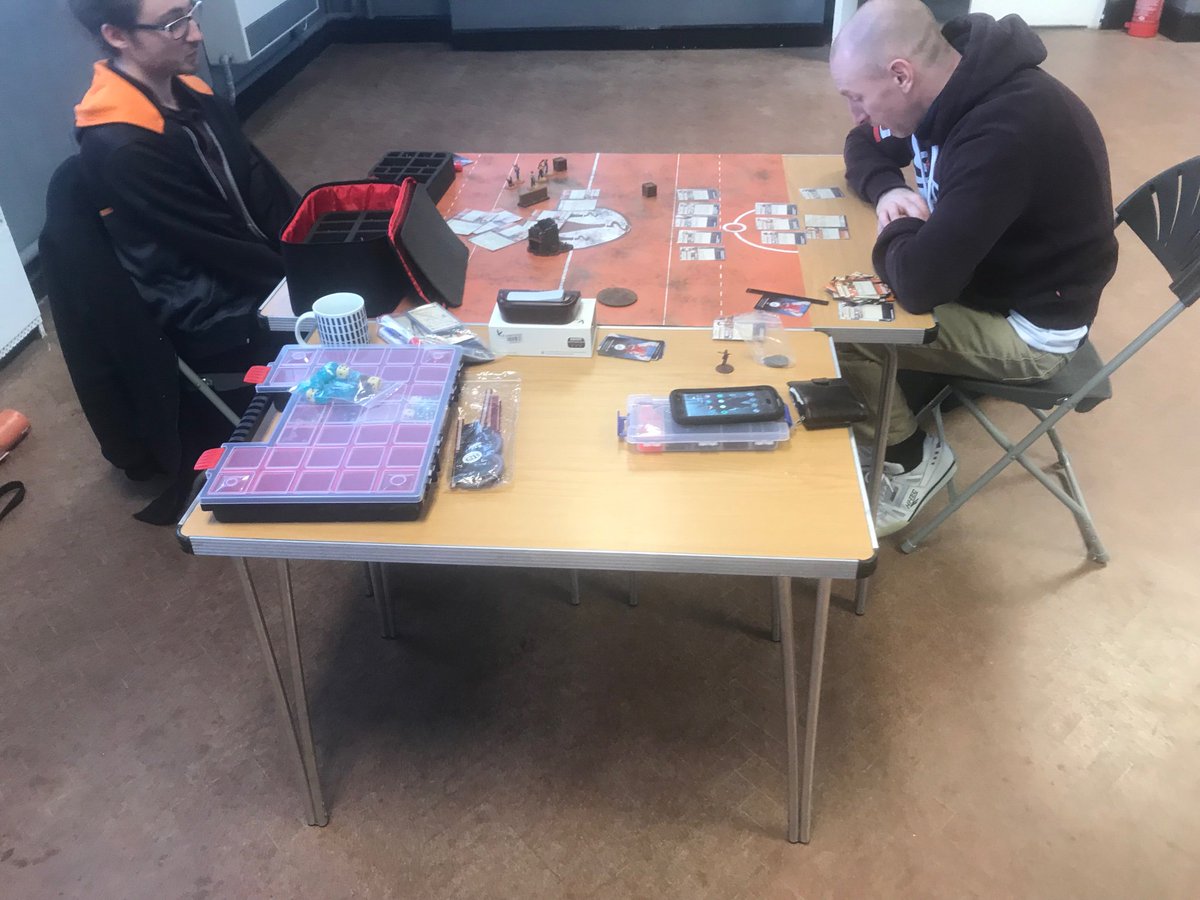 PottersGuildGB's tweet photo. Round 1 ready to kick off here at the #PottersGuild #GuildBall tournament! https://t.co/lChKLF37Kz