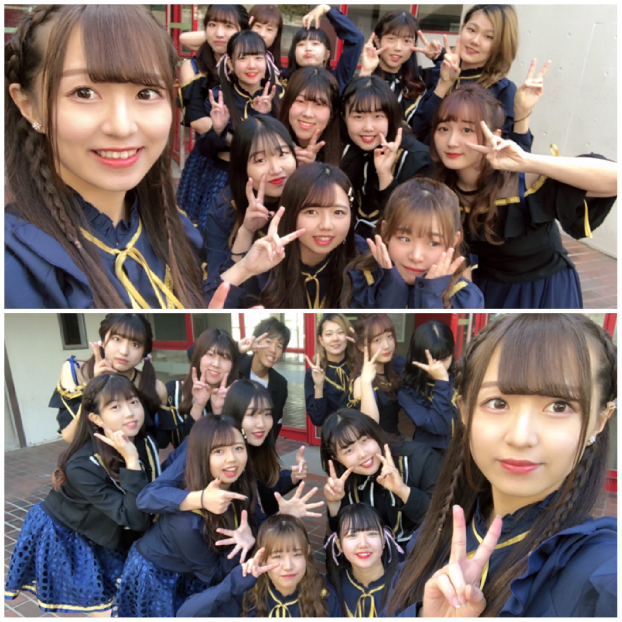 Twitter 上的 ちゅとらーず 中部大学 中部大祭今年も出演する事ができました 去年よりヲタクさんも増えていてコピダの子 達も混ざって会場を盛り上げてくれて プレゼント達もありがとうございました 可愛い新衣装の製作は Milky Way086 さん お忙しい中