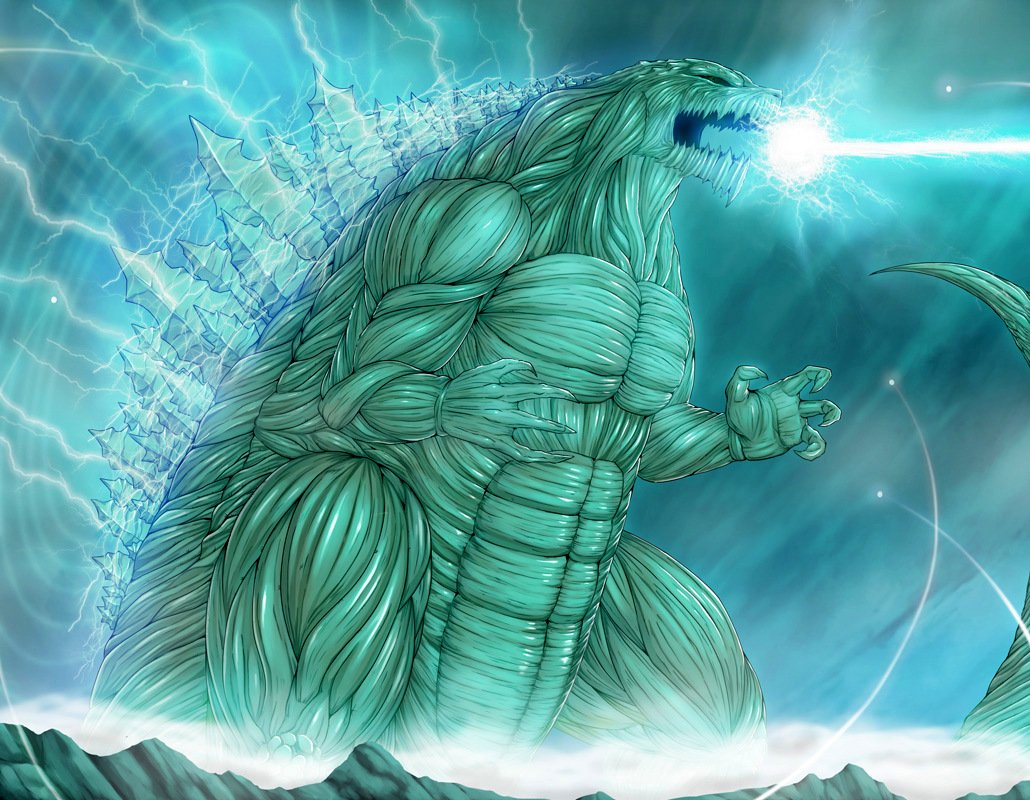 Godzilla Earth vs Upscaled Legendary Godzilla