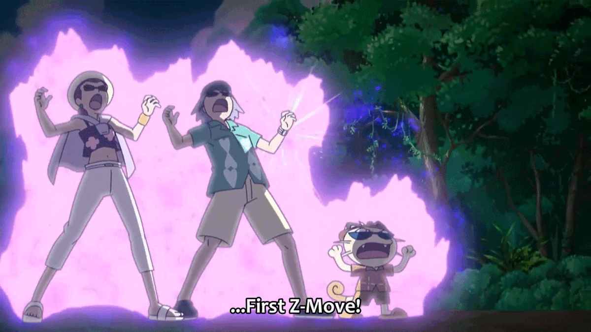 iRiBiL_9's tweet photo. #ThankYouSunAndMoon For giving us the best version of the TR, for allowing them to defeat Ash and having a serious battle with him, winning the Z crystal against TS, obtaining Z ring and using a Z move together or for allowing them to discover new tastes like in sell donuts https://t.co/lBbhMPJoxX