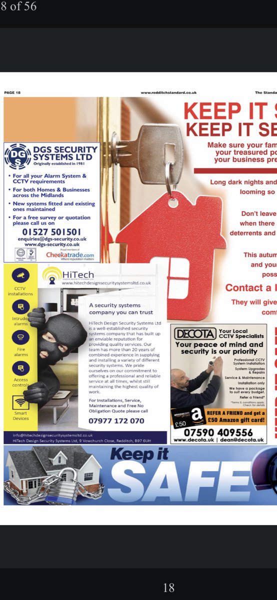 HiTechDesignSec's tweet image. Anybody spot HiTech Design in the Redditch Standard this week @RedStand