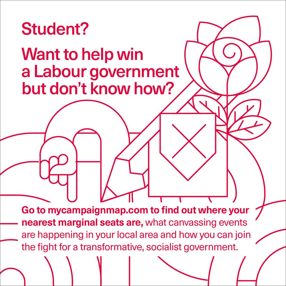 LeftStudents's tweet image. Want to help put a socialist into number 10?

mycampaignmap.com directs you to your nearest marginal seats, so you can join the fight to kick Boris out of office ✊