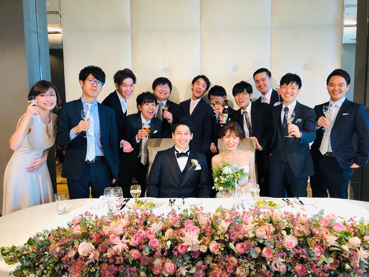 北川れいし A Twitter 大学時代walkmenのdad Sのメンバーや友人 社会人になってからアカペラ活動をしているhi Drydeのメンバーや他大学の友人の皆さんに 挙式や披露宴を見守って頂きました 本当にありがとう 全員での写真は何故か 分かる人には分かる つながる