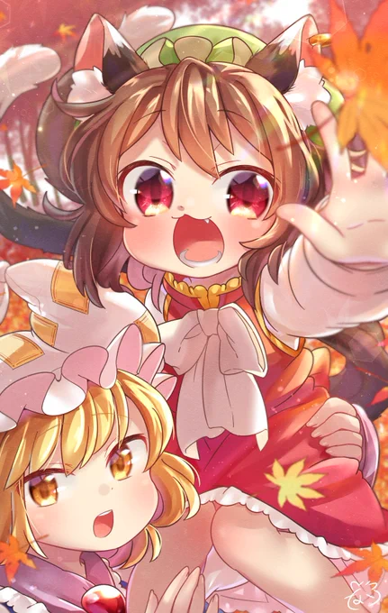 紅葉狩り藍橙!
改めまして秋例&紅楼夢お疲れ様でした! 