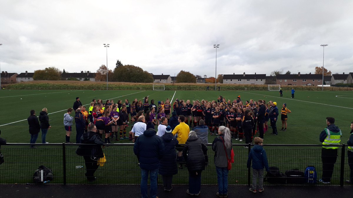 Champing at the bit to get going at the latest Girls Series Event! Cracking day for it.#GNRugby