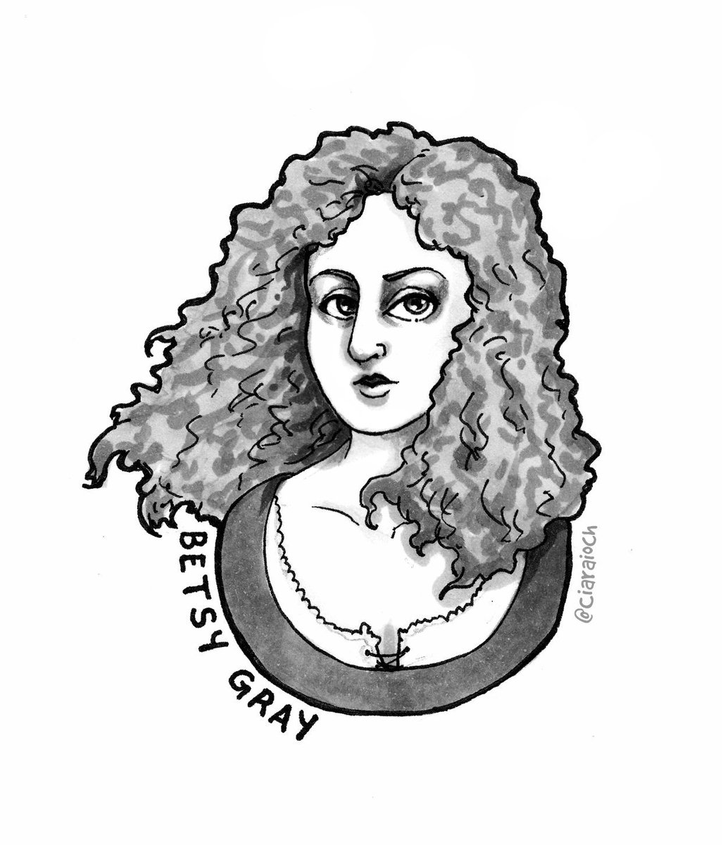 Betsy Gray is  #MiniMná number 3, a young woman who was killed during the 1798 Rebellion after fighting in the Battle of Ballynahinch. Folklore has it that she lost her hand shielding her lover during the battle from a British sword.  #Mnávember