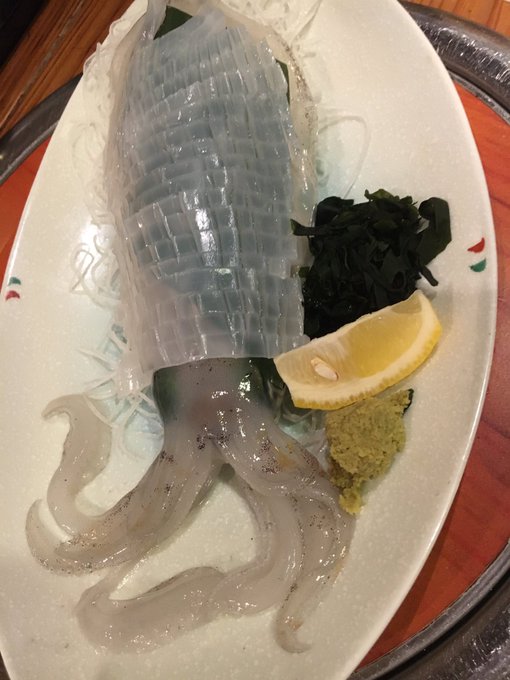 福岡に来ています、明日はお会いできる方よろしくお願いします!私はキッズなのでもう寝ます。イカおいしかった! 