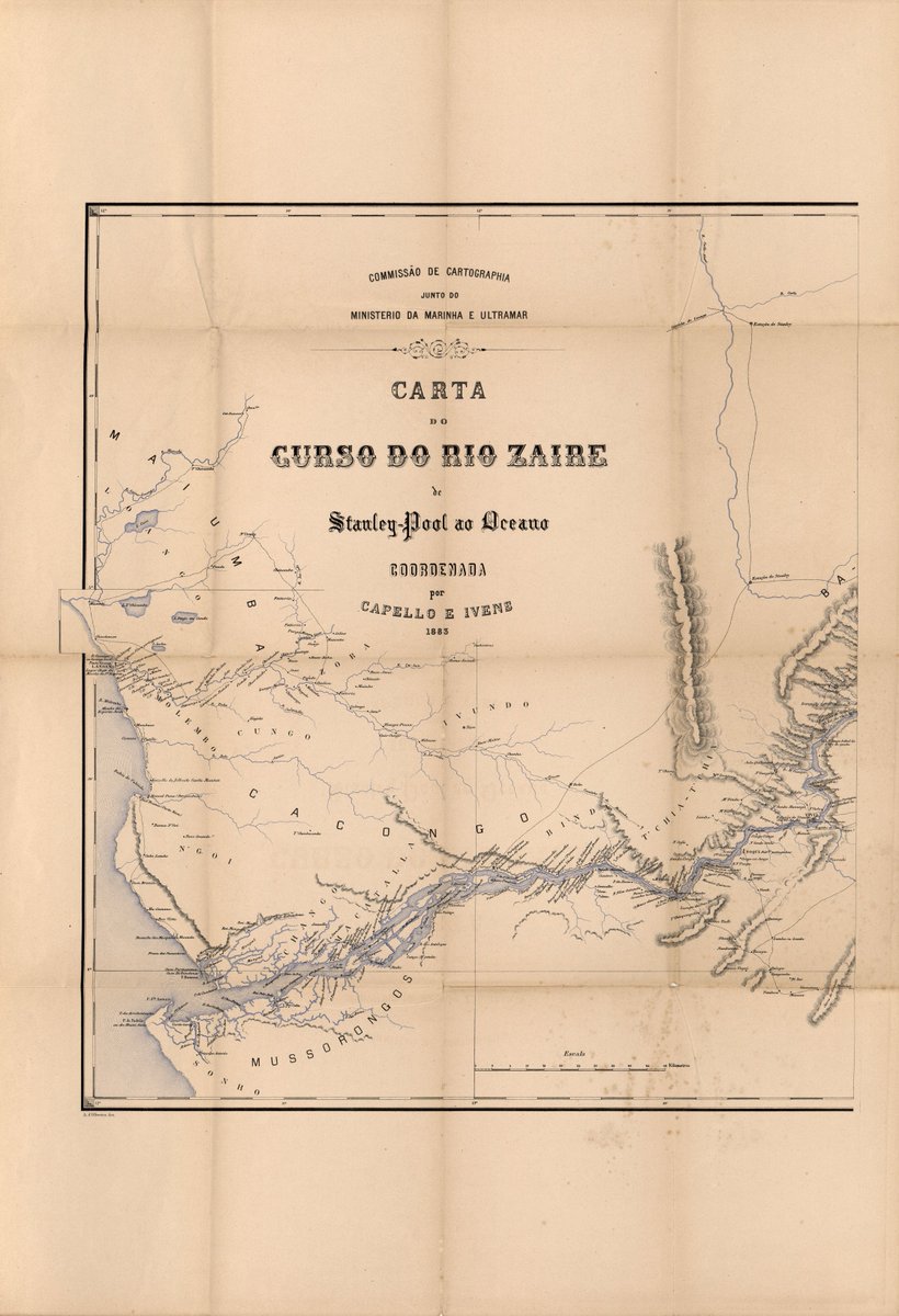 C C O Hanlon On Twitter An 1883 Map Of The Congo River