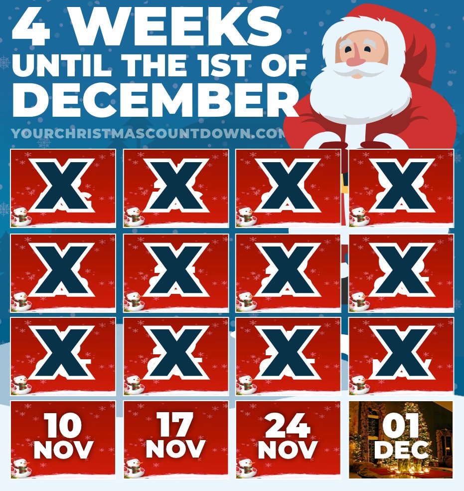 christmas_clock's tweet photo. ONLY 4 WEEKS UNTIL #DECEMBER 1ST!
🕒 https://t.co/08kJVAWqc2 🎄🎅 https://t.co/EkiqebPoOo