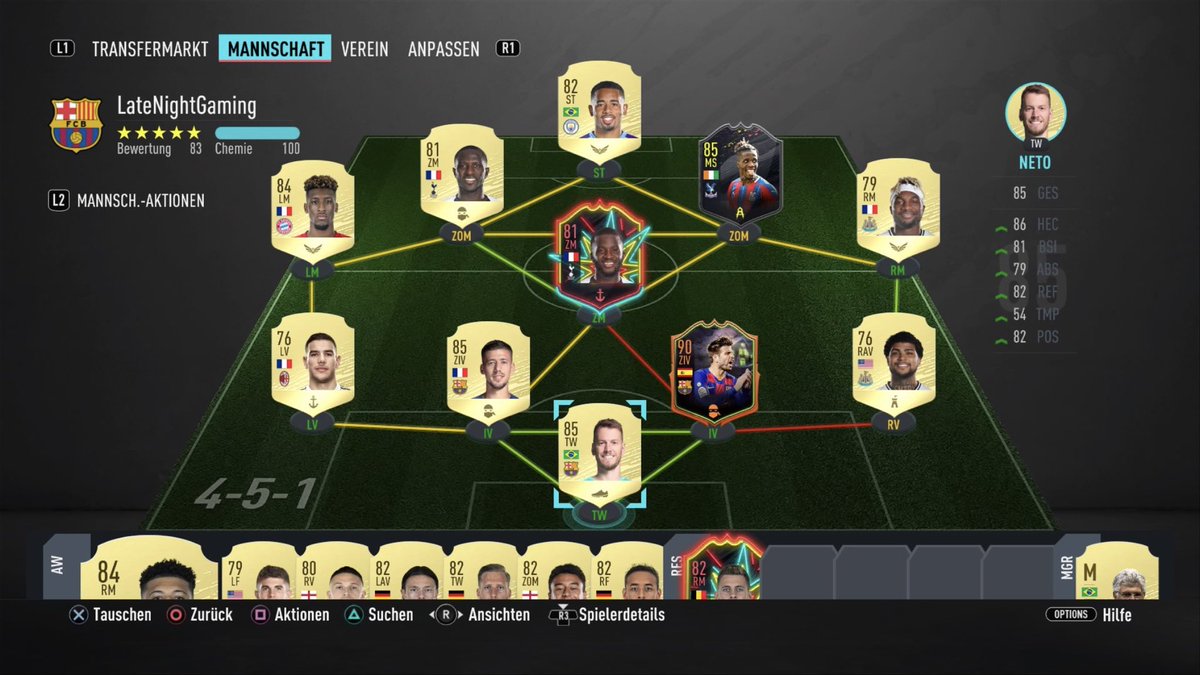 #SheeshTeam Hey yaya, ich habe noch 1,8mio. Alles ist tradeble ausser lenglet. Ich danke schon im voraus für die verbesserung. Grüsse aus der schönen Schwiiiiizzz🇨🇭 #PS4share